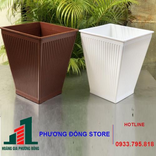 Chậu Vuông Sọc 240 